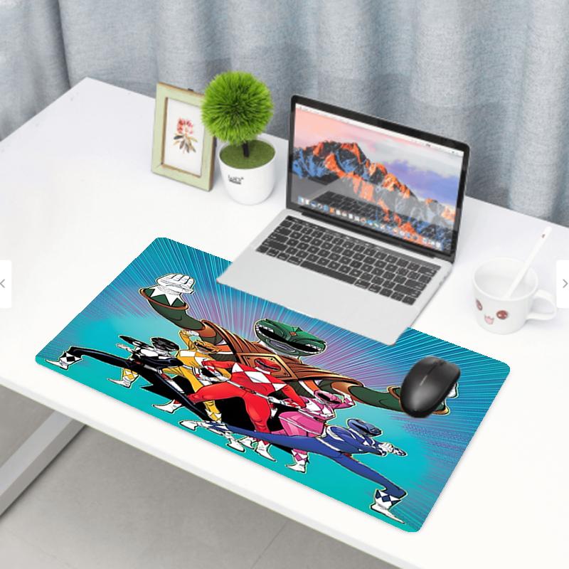 Mighty Morphin Power Rangers Print Mouse Pad, Anti‑Slip Desktop keyboard Mat, for PC Laptop Gaming Working Daily Use, Cool Festival Surprise Gift