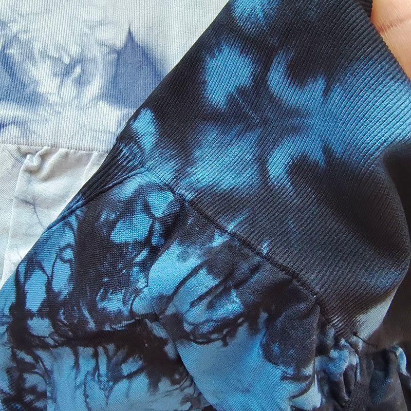 Fashion Style New Arrival Tie-Dye Yoga Pants Female Peach High Waist Hip Raise Pants Breathable Seamless Running Sports and Fitness Shorts