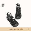 Girls High-top Roman Sandals Summer 2025 New Fashion Bow Children Princess Shoes Girls Beach Sandals