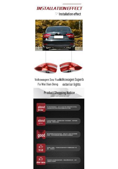 

Rear Tail Light Assembly for Skoda Superb (13/14/15) & Kodiaq Driver s side inner tail light
