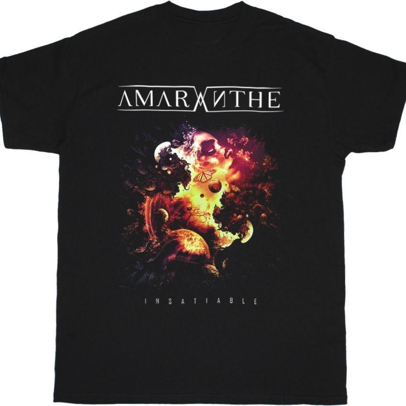 Черная футболка Amaranthe Insatiable S разноцветный