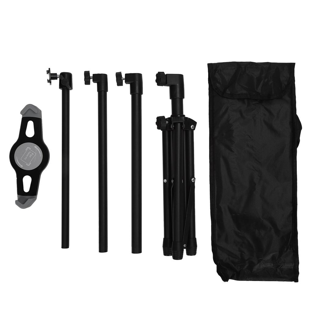 Skalierbares Stativ 360-Grad-Drehung Verstellbarer Aluminiumlegierungsständer für 7-12 Zoll Telefon-Tablet