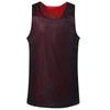 Reversible Mesh Basketball Jersey - Plus Size; Lightweight, Breathable Sports Vest for Training and Competition.