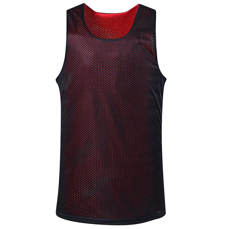 Reversible Mesh Basketball Jersey - Plus Size; Lightweight, Breathable Sports Vest for Training and Competition.
