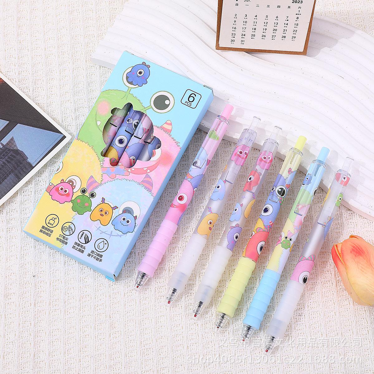 

Kuromi Quick-Dry Soft Grip Gel Pen - Clickable Exam Stress-Relief 0.5mm