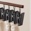 Wooden Wooden Storage Rack 10 Clips Socks Hanging Rack No Trace Drying Rack  Wardrobe Storage