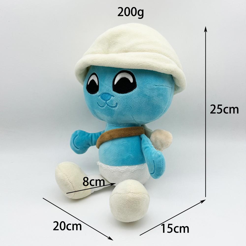Smurf Cat Plush Toy Funny And Soft Stuffed Animal Doll For Adults