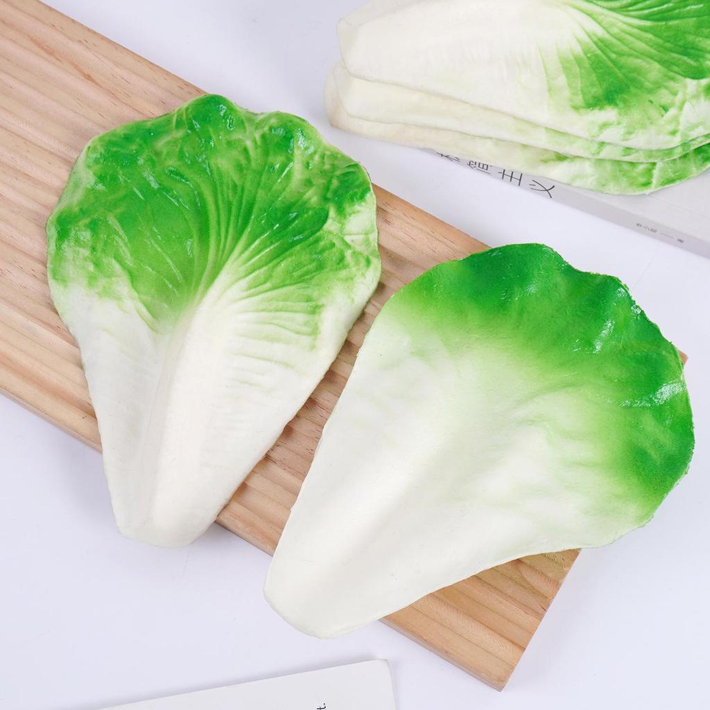 PU Simulation Edible Lettuce Leaf Toy - Cabbage & Leafy Greens Photography Props