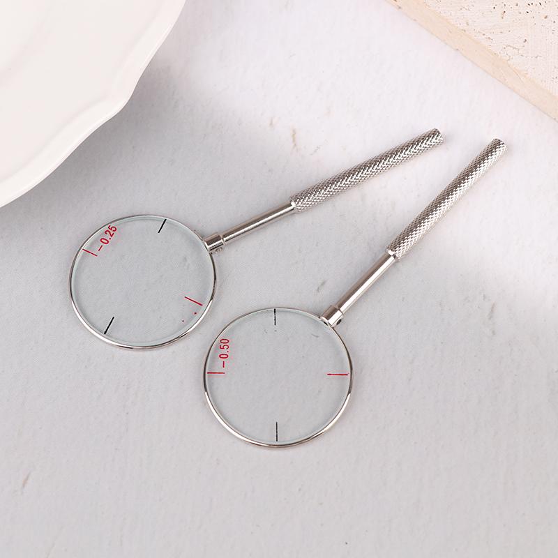0.25 / 0.50 Lente Cilindrica Ottica Rotonda Strumento per Lenti Ottiche Strumenti Ottici Lente Oftalmica Cilindri Portatili Diottrie