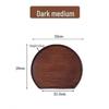 Japanese-Style Wooden Tableware Set: Breakfast Plate & Round Tray