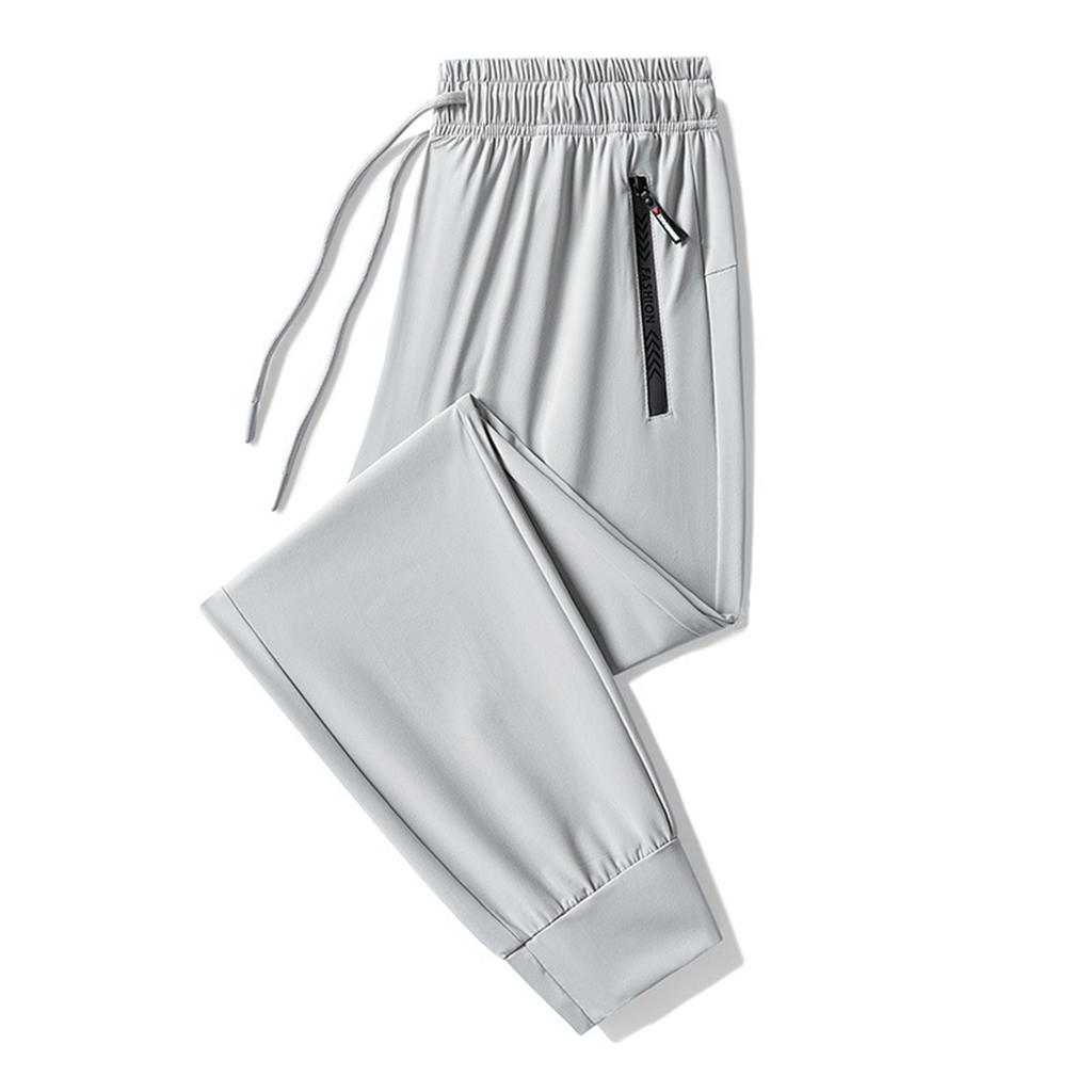 Women's Fashion Loose Casual  High Elastic Ice Silk Quick-drying Pants