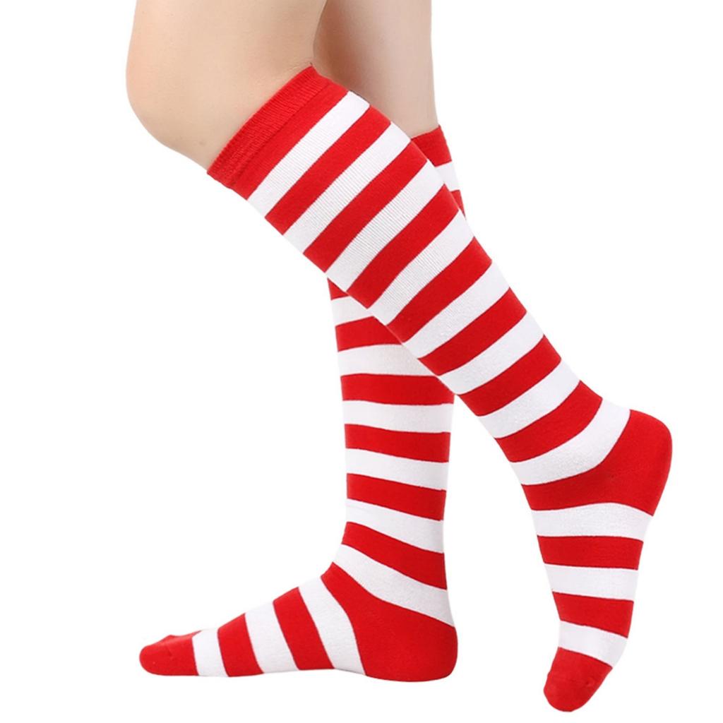 Women's Wide-stripe Calf Socks, Mid-calf And Knee-high Socks