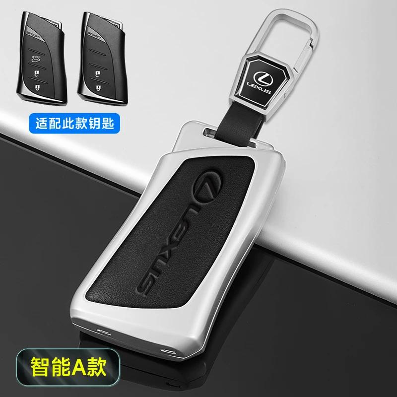 Leather Car Key Case Cover for Lexus UX250 UX260 Es Es350 UX200 UX250h ES200 ES300h ES350 US200 US260h 2018-2020 Car Accessories