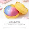 Dowmoo Steamed Stuffed Bun Pinch Music (Rainbow Color) Fun Cute Simulation Steamed Stuffed Bun Shape Soft Non-Sticky Hand Carry Daily Toys