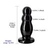 Transparent Soft Anal Dilator Anal Plug Male Masturbator Adult Sex Toy Pull Bead Dildo with Sucker Fisting Slave BDSM