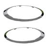 2PCS Farol de carro Anel Moldura Guarnição Surround Capa Apto Para BMW Mini Cooper R55 R56