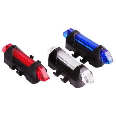 Fiets LED Achterlicht USB Oplaadbaar Super Helder MTB Fiets Waarschuwingslicht Voor Nachtelijk Rijden