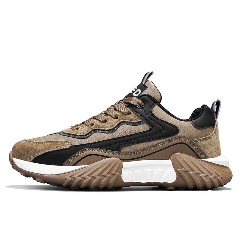 New Thick Soled Slow Running Breathable Outdoor Sports Odor Proof Shock Absorbent Fashion Work Shoes For Men Casual Sneakers