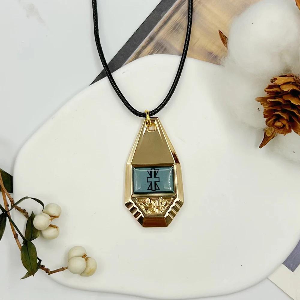 Anime Digimon Adventure Cosplay Necklace Digital Monster Unisex Tag Crest Badges Pendant Choker Jewelry Accessories Gift