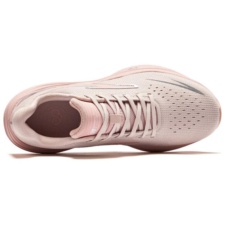 Hongxing Erke Comfortable Versatile Shock Absorbing Non-Slip Wear-Resistant Low-Top Casual Running Shoes Women Sneaker Pink Gray 52125103305-108