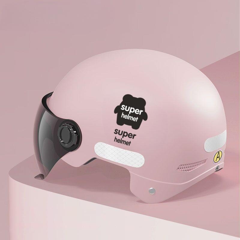 1 Piece Summer Woman Electric Motor Car Scooter Bike Open Face Half Helmet Men Motorcycle Helmet Anti Safety Hat Bicycle Cap