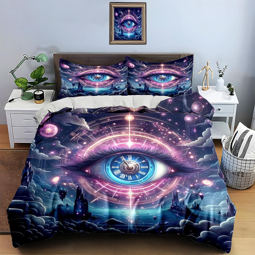 Cosmic eye design Bedding Duvet cover sets Duvet covers Pillowcases gifts (1 * Duvet Cover 2 * Pillowcases, without duvet insert)