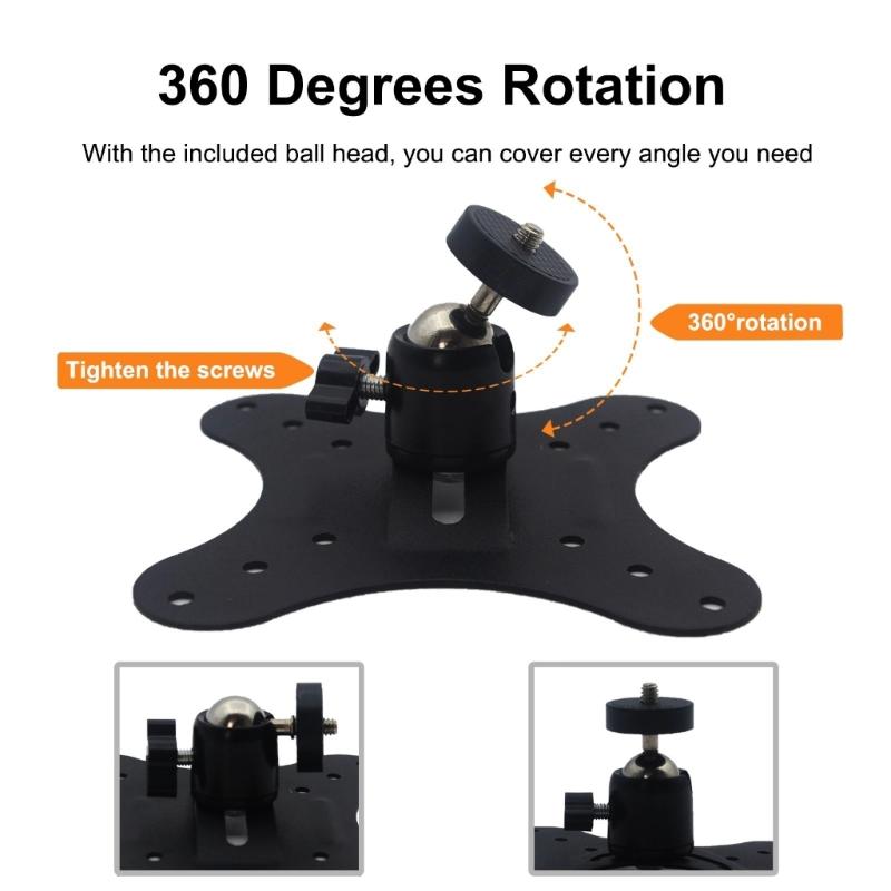 Rotating Metal Projectors Mount For Ceiling Installation 3kg Capacity Builts In Cable Organizers Construction