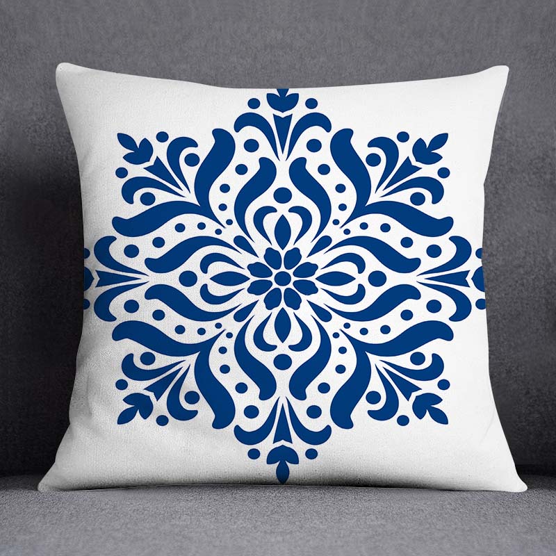 Pillowcases Home Office Decor Cushion Covers Blue Mermaid Sailor Marines