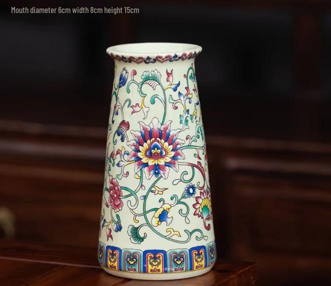 Antique Blue and White Chinese Porcelain Vase - European & American Handicraft for Flower Arrangements