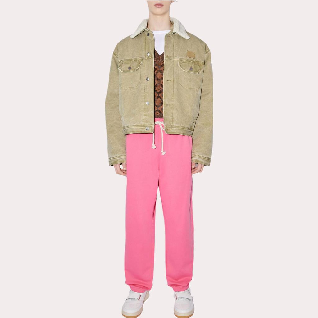 Acne Studios FW23 Knitted Sweatpants Unisex Pink CK0078-ACV