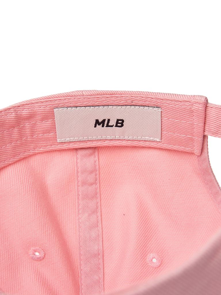 Emelbi Vintage Cursive Unstructured Ball Cap Ny (Mg.Pink)