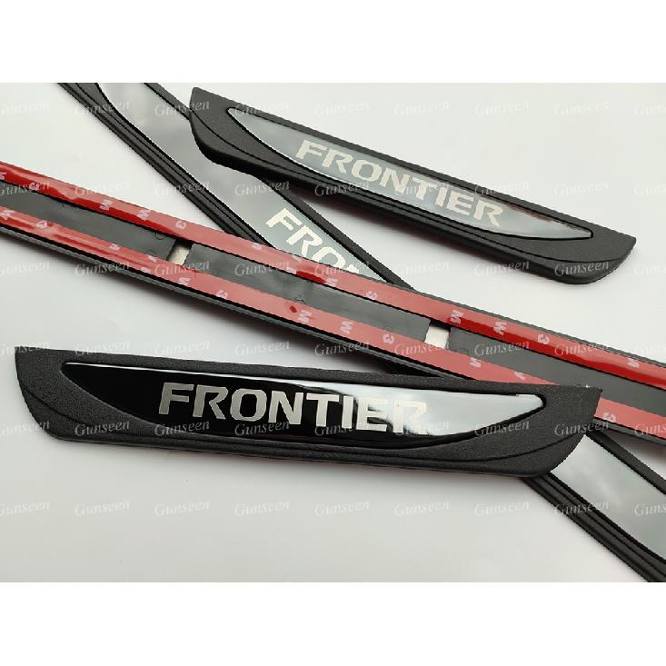 Für Nissan FRONTIER PRO 4X Autozubehör Einstiegsleisten Pedal-Verschleiss-Platte Styling Aufkleber Trim 2017