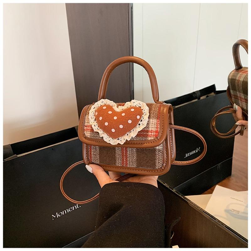 

Small bag women s autumn and winter versatile new fashion shoulder messenger bag mini portable small square bag коричневый