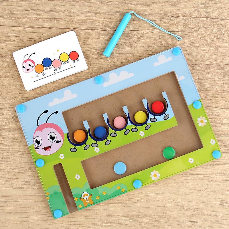 Animal Magnetic Marble Maze: Fun Balance & Early Education Puzzle Game for Kids
