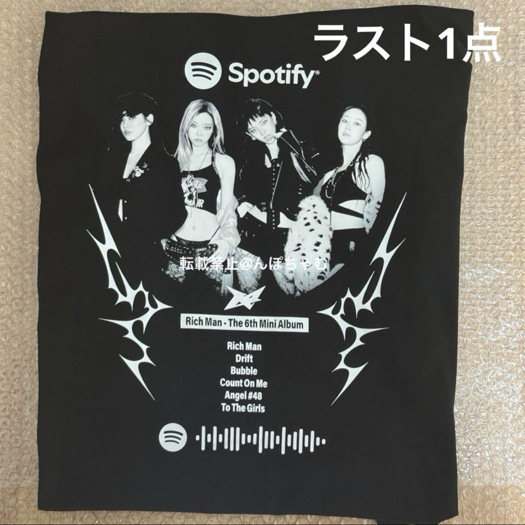 

[Б/У] Футболка aespa Rich Man Pop-Up Spotify