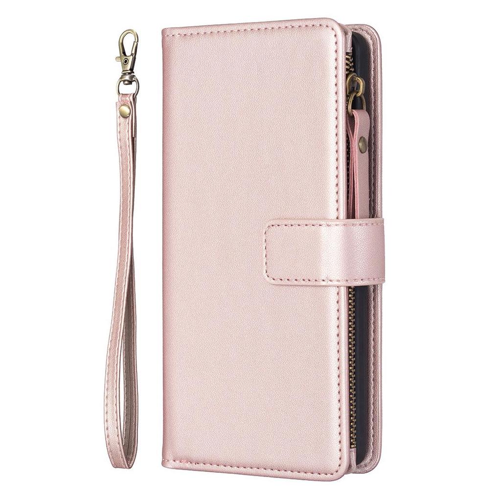 OPPO A98 5G/F23/A1 Zippered Leather Case, Cross-Border Exclusive, Anti-Drop Design