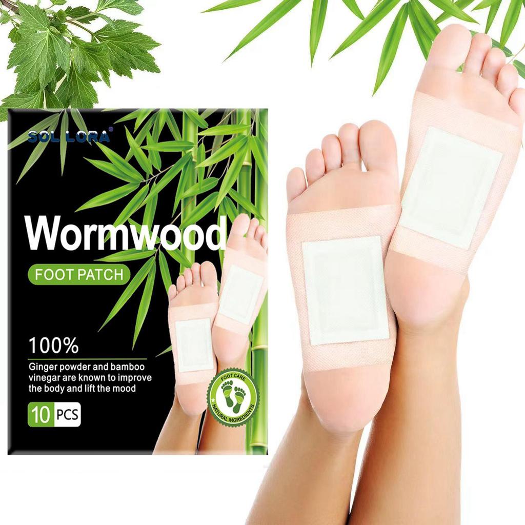 Sol Lora Moxibustion Foot Patch - Relieve Fatigue & Improve Sleep with Wormwood Care