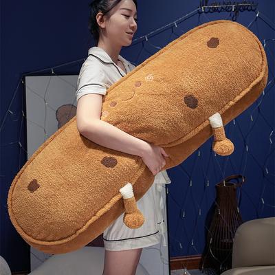 Creative Cookie Long Throw Pillow Plush Toy Girl Bed To Sleep With Soothing Doll Birthday Gift