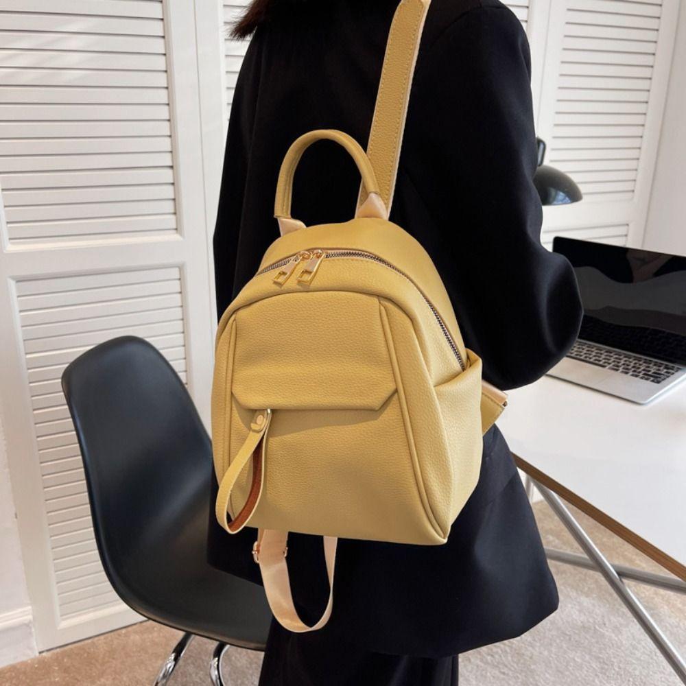 Soft Women Backpack Multifunction Casual Handbag Lightweight Travel Bags  Students