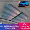 For Volkswagen VW Taos Tharu 2018 ~2024   Car Sunroof Sunshade Sun Shade Protection Heat Ulation Cover Accessorie