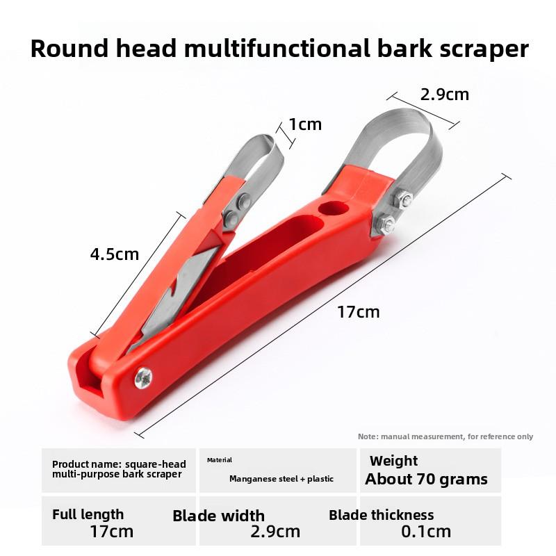 

2Pc Tree Bark Repairer Fruit Tree Rot Disease Scraper Orchard Tool Dual-use Tree Scratching Tree Bark Scraping