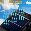High Bright Solar Wall Light with Motion Sensing Outdoor LED Type-C Rechargeable Waterproof Lantern for Garden Balcony Staircase
