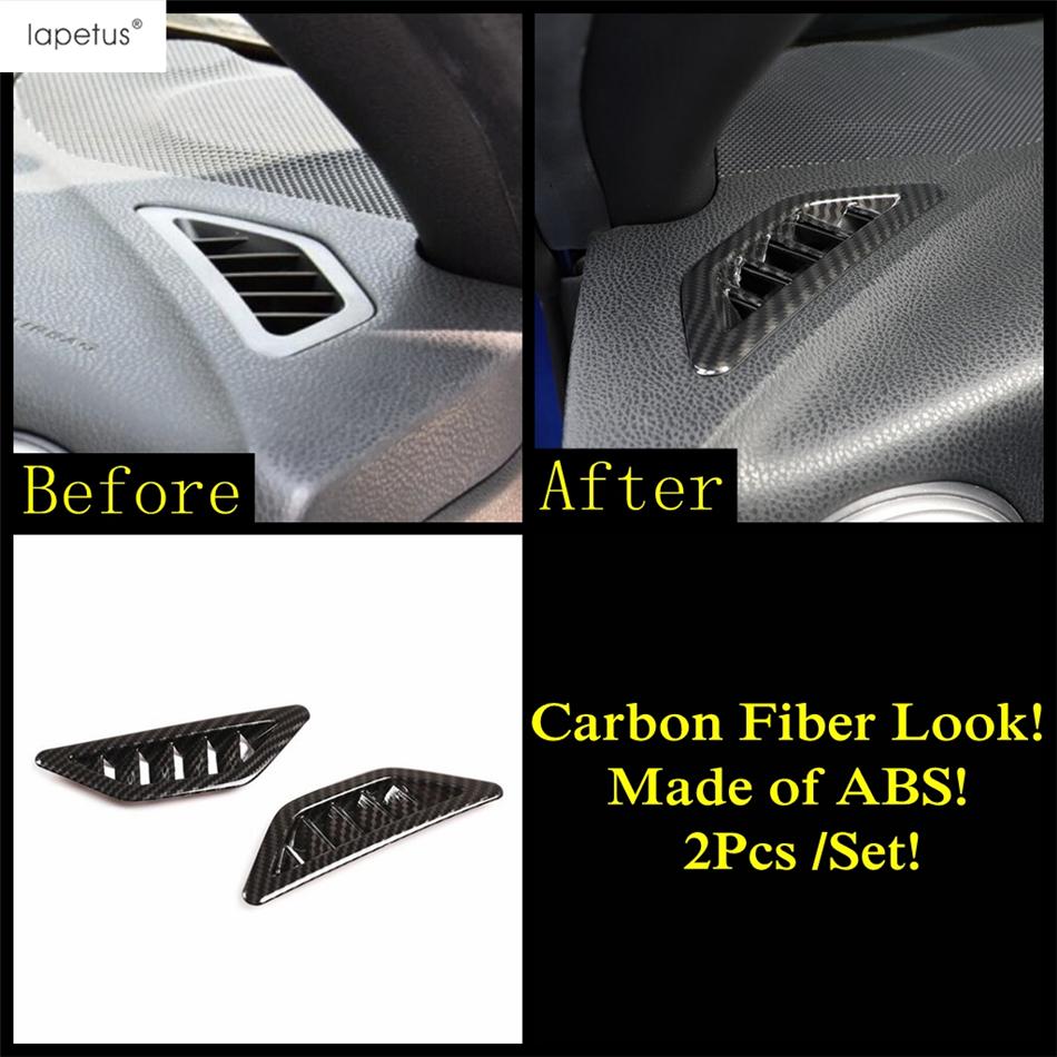Carbon Fiber Accessories For Subaru BRZ / Toyota GT86 2013 -  Central Control Strip Gear Panel AC Air Handle Bowl Cover Trim