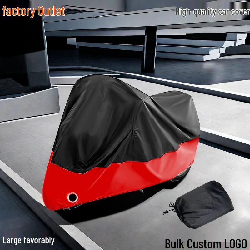 Silver Coated Motorcycle & Bicycle Cover - Sun, Rain & Dust Protection, Car & Electric Vehicle Compatible