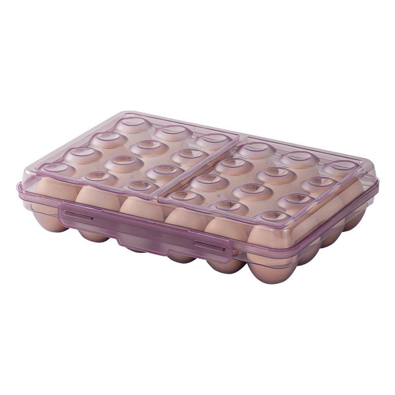Large Capacity Transparent Egg Storage Box for Home Refrigerator Use