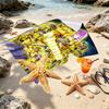 Custom Name Personalized Saint Seiya Print Beach Towel, for Trip Camping Beach Party Home Decor, Birthday Gift for Family & Friends