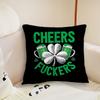 fashion modern StPatricks Day green cushion cover Plush Fabric Soft Double Sided Print Sofa Cushion Cover Throw Pillow Covers
