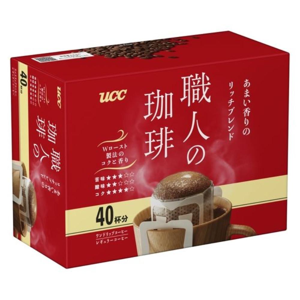 Japan UCC UESHIMA COFFEE Artisan Coffee One Drip Coffee 40 Cups (Rich Blend / Mild Blend / Special Blend)