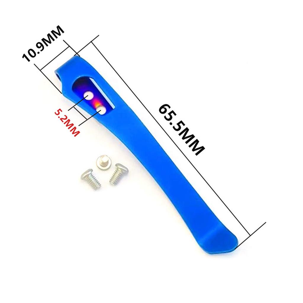Rustproof 420 Grade Metal Pockets Clip Cutter Clip Accessories For Secure Cutter Mounting And Convenient Everyday Carry