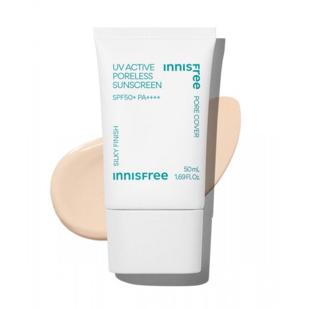 Innisfree Uv Active Poreless Sunscreen Spf50+ Pa4+ 50ml FREE